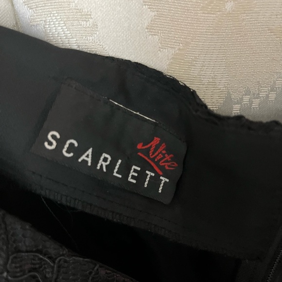 Off Shoulder black lace dress. - Picture 5 of 9